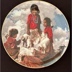 Hamilton Collection - Up in the red rocks -Artist Ray Swanson 1988